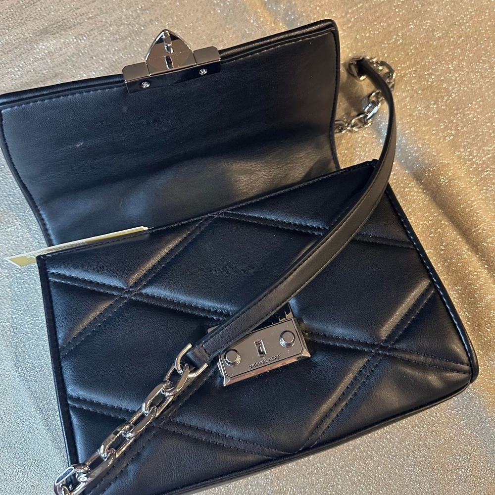 MICHAEL KORS "SERENA" MEDIUM FLAP CONVERTIBLE CROSSBODY SHOULDER BAG PURSE NWT